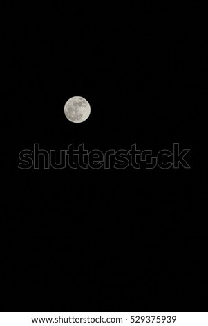 moon sky at night