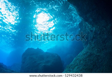 Underwater Cave in Miyakojima