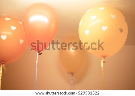 balloon in the room