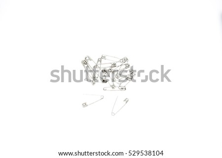 Pins with white background
