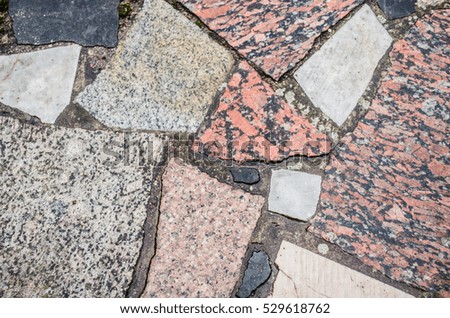 piles of granite slab granite natural background