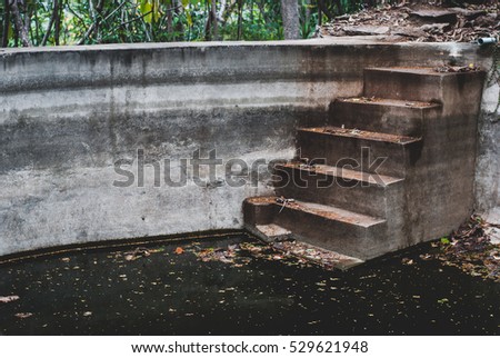 Staircase to the water