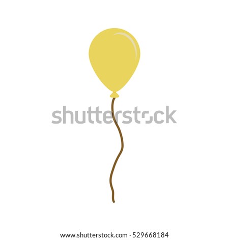 party balloon icon image vector illustration design 