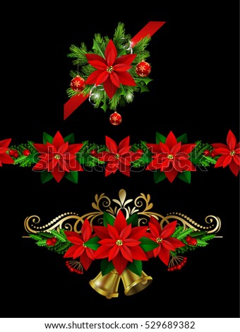 Christmas set elements for your designs
