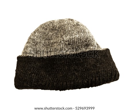 Hand knitted Alpaca Wool Hat