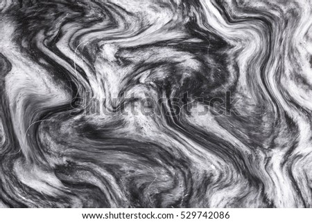 White gray Marble ink acrylic painted waves texture background. pattern can used for wallpaper or skin wall tile luxurious or Cover case mobile phone.