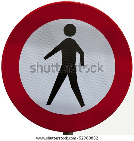 a sign no entrance with white background