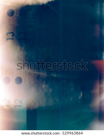 Abstract light-leak film scan