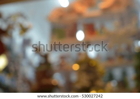 Bokeh night light joyful abstract blur of Christmas festive time background image