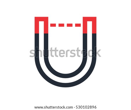 magnetic magnet image vector icon logo symbol