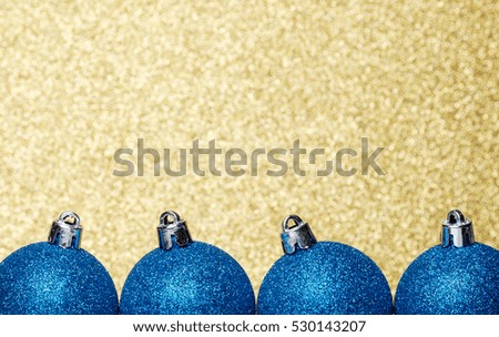 Christmas festive decorations on colorful background. New year toys