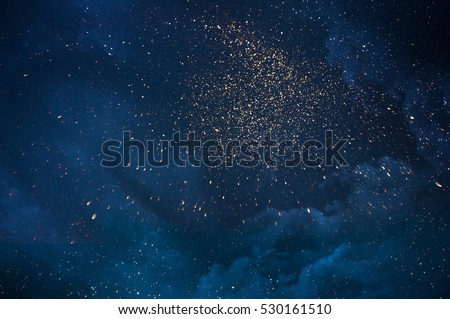 Night sky with stars  Royalty-Free Stock Photo #530161510