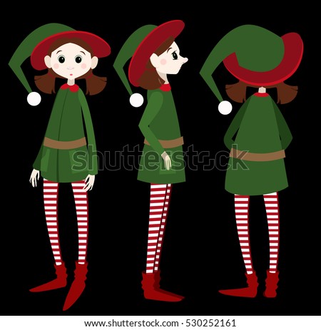 Christmas elf character