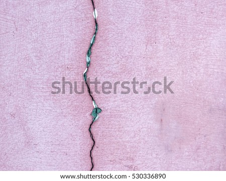 Cracked plaster pink. Abstract background image.