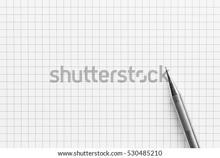 Abstract white paper line pattern with pencil. Blank notebook. picture for add text message or used background on website 