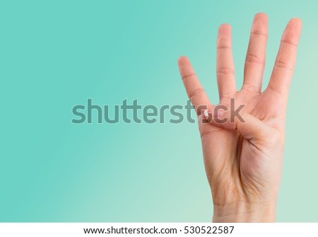 Human hand. Royalty-Free Stock Photo #530522587