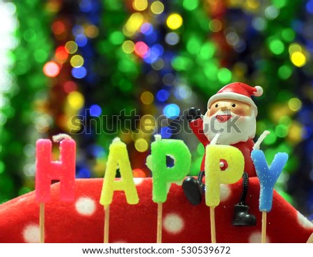 The Christmas party make children waiting for Santa sending Gifts, happy Festival concept.