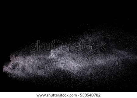 abstract white powder splatted background,Freeze motion of color powder exploding/throwing color powder,color glitter texture on black background