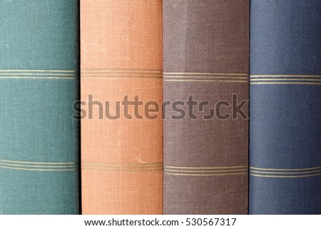 stack of big books, book covers / photo books
