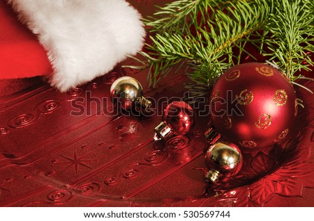 Christmas decoration composition