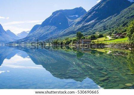 Norwegian Fjords landscape