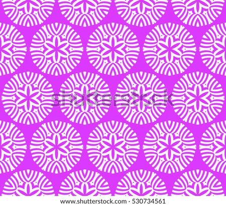 Seamless decorative geometric floral pattern. vector illustration. lilac color