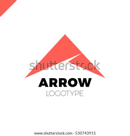 Abstract arrow icon, logo design template. corporate, identity, company, brand, branding, logotype.