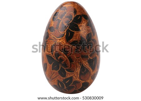 Easter Egg isolated on white