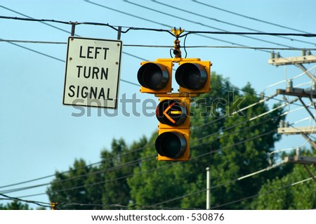 Left Turn Signal - Yellow
