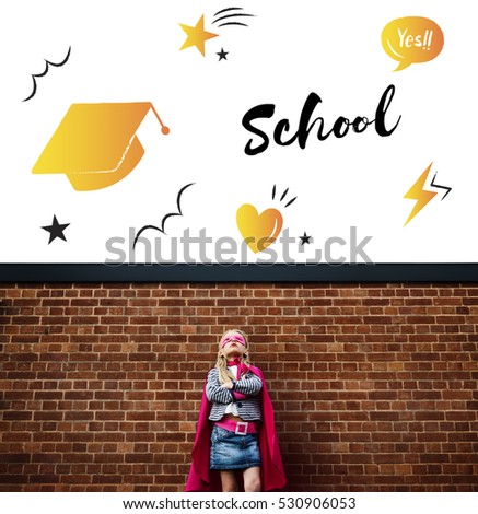 Education Graduation Cap Graphic Concept
