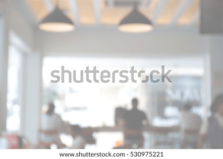 Blurred abstract background and can be illustration to article of In cafes