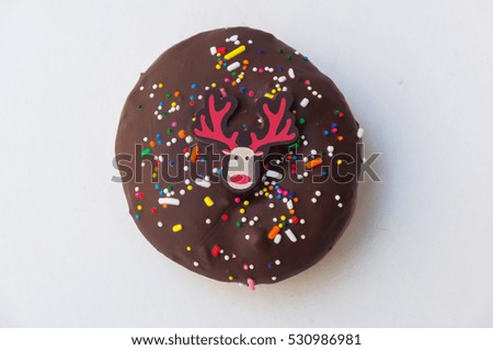 A doughnut or donut is a type of fried dough confectionery or dessert food.