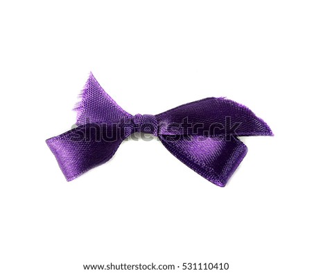 bow sash purple