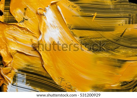 white and ORANGE oil paint brush strokes texture background-mixing