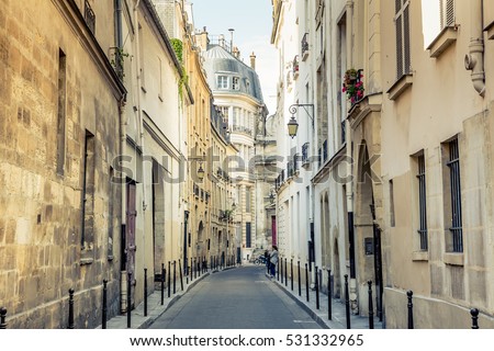 street in Paris, France Royalty-Free Stock Photo #531332965