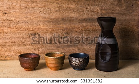 many sake cup