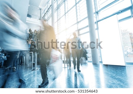 Messe Bussines Stock Photo