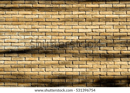 abstract background pattern red brick wall with tree shadow