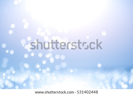 Blue Abstract bokeh background