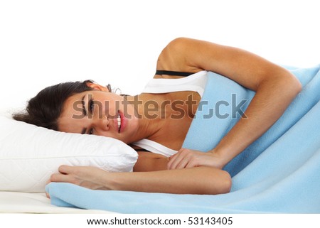 beauty woman sleep
