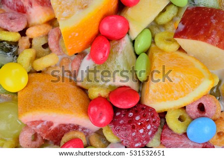 cereal with fruit 