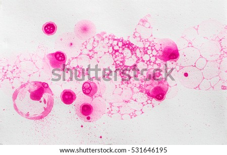 bubbles art abstract background.
