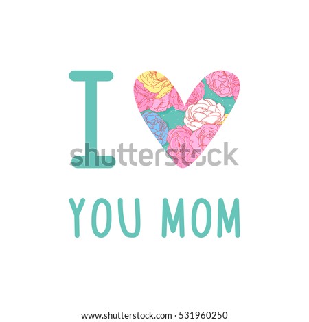 Картинка i love mom