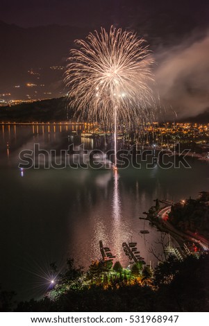Fireworks Torbole sul Garda,Italy