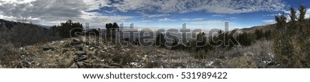 Panoramic view of Nothern Utah