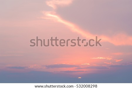 beautiful sky and clound sunset,sky background