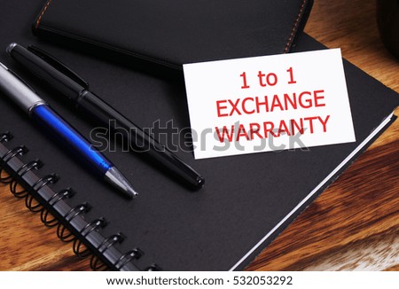 one to one exchange warranty