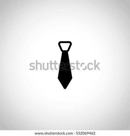 tie icon. sign design