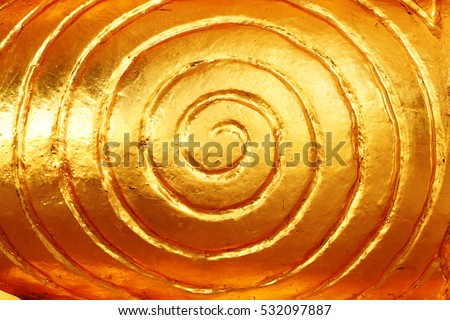 Gold background,This marks the Golden foot