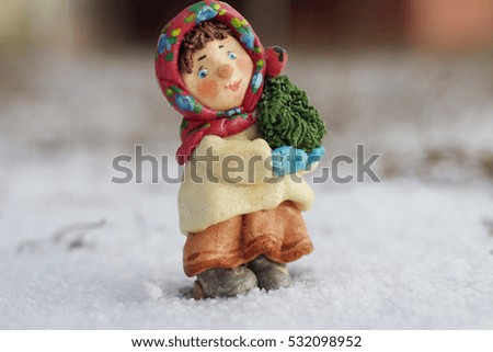 Winter doll. 